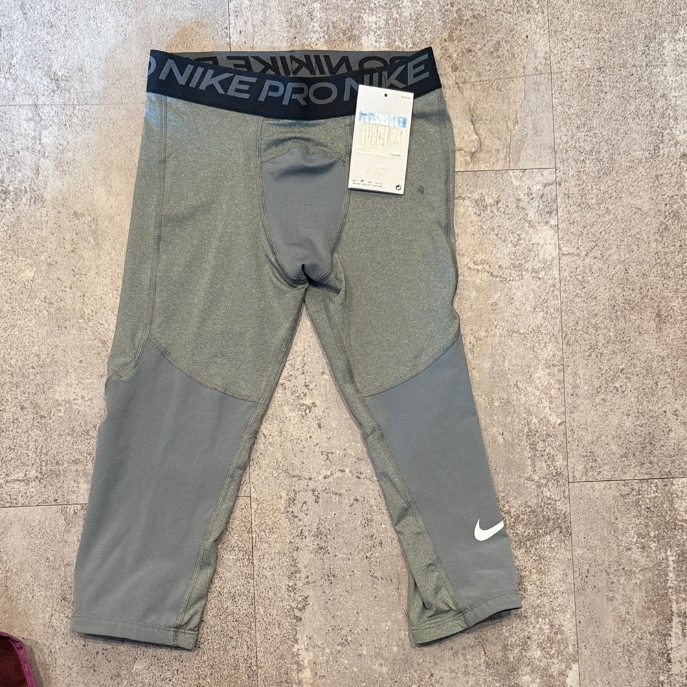 Nike Kids Gray Performance Leggings